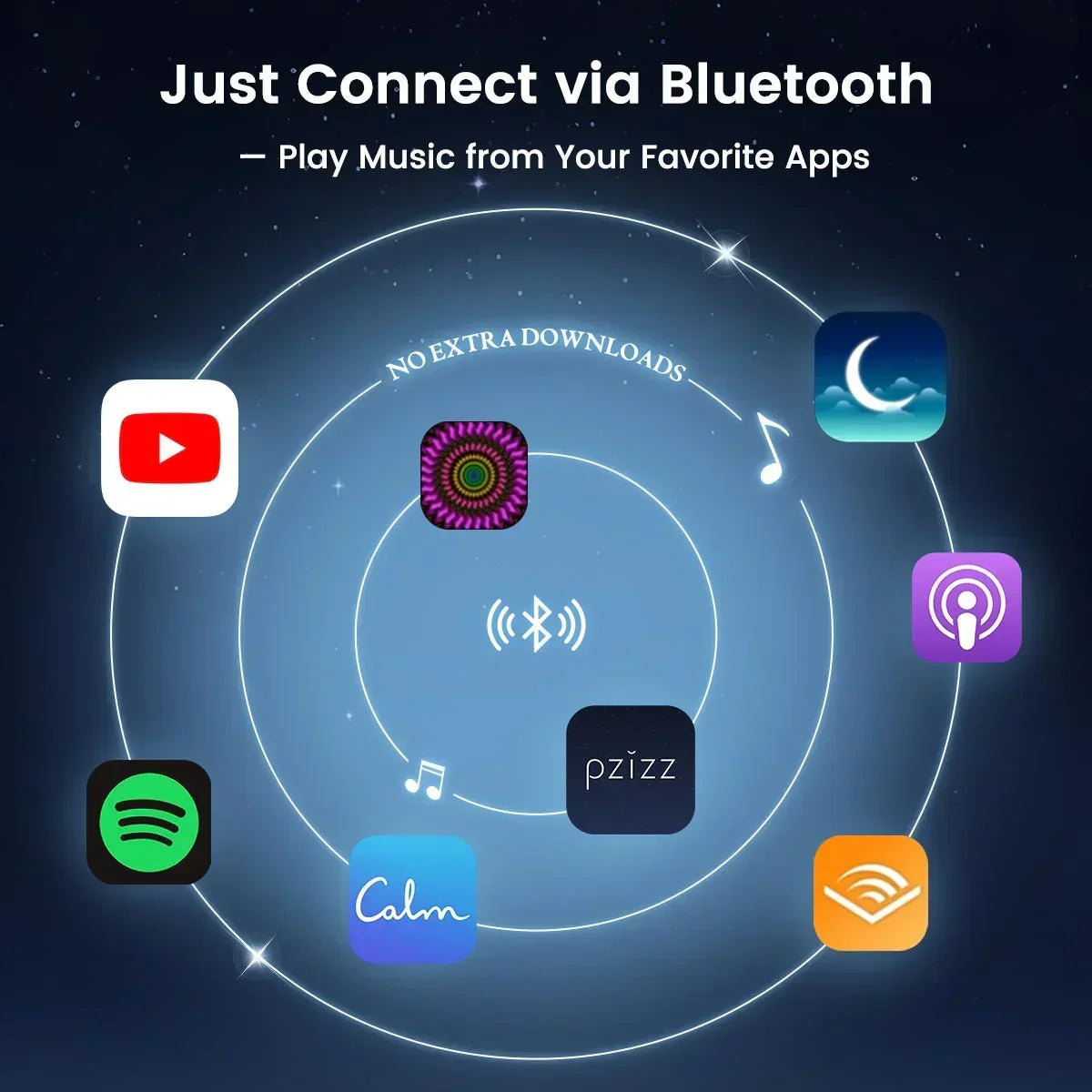 Choose a connection. Shape the atmosphere.