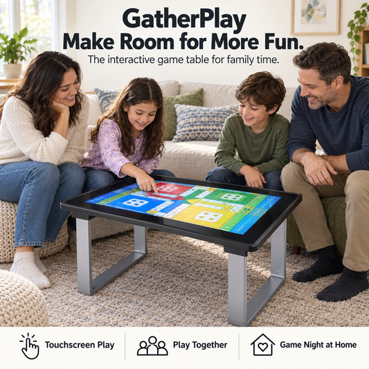 GatherPlay interactive touchscreen game table