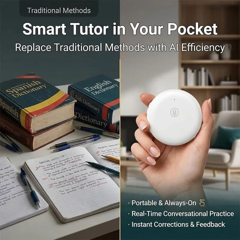 AI Wearable Translator – 165+ Languages